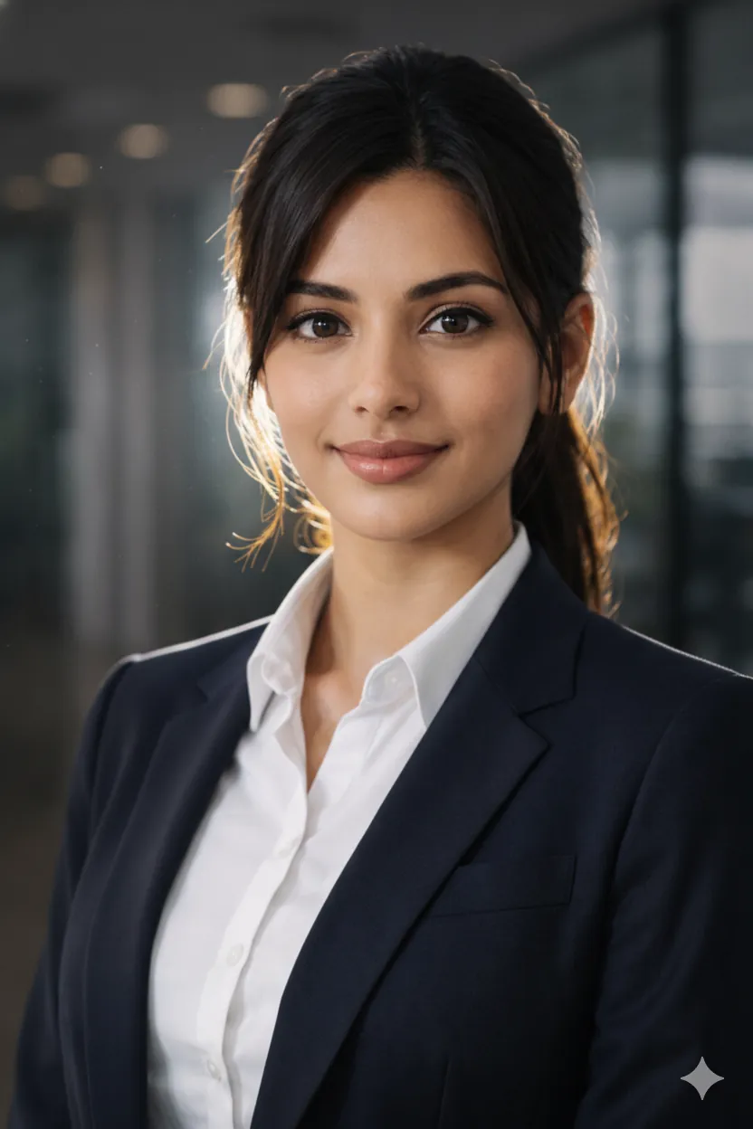 A cinematic nighttime portrait of a woman with a strong, warm front-facing flash, featuring high-contrast lighting, subtle lens bloom, and a deep dark background while maintaining her original facial features and pose.